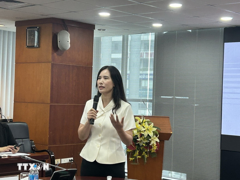 Phó Giáo sư-Tiến sỹ Nguyễn Thị Phương Châm, Viện trưởng Viện Nghiên cứu Văn hóa, Viện Hàn lâm Khoa học xã hội Việt Nam. (Ảnh: Thanh Hương/TTXVN)