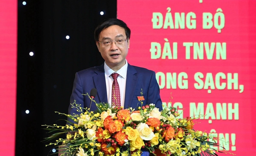 Phó Bí thư chuyên trách Đảng ủy Đài Tiếng nói Việt Nam Nguyễn Văn Chí. (Nguồn: VOV)