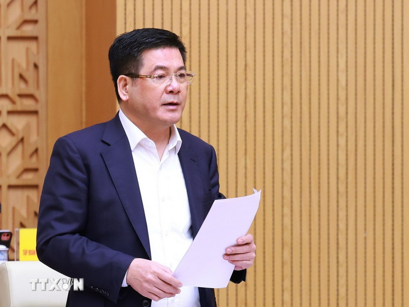 Bộ trưởng Bộ Công Thương Nguyễn Hồng Diên. (Ảnh: Dương Giang/TTXVN)