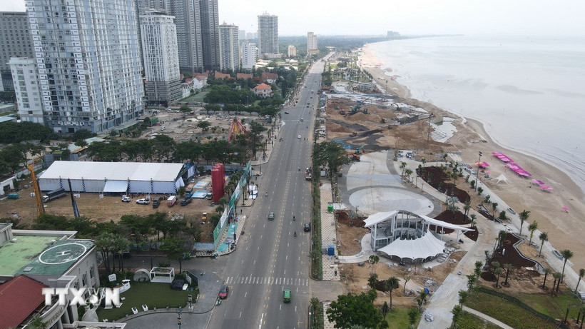 Bất động sản phường Vũng Tàu. (Ảnh: Huỳnh Sơn/TTXVN)