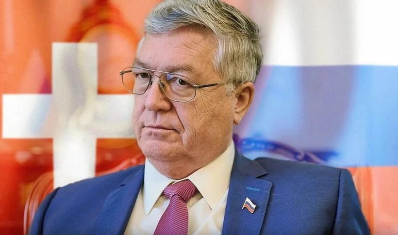 Đại sứ Nga tại Thụy Sĩ Sergei Garmonin (Ảnh: WATSON)