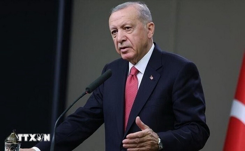 Tổng thống Thổ Nhĩ Kỳ Recep Tayyip Erdogan. Ảnh: IRNA/TTXVN