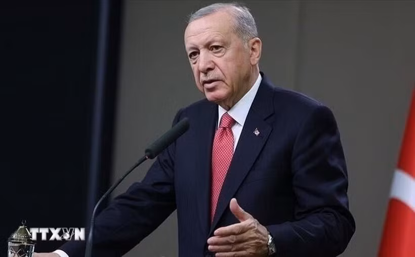 Tổng thống Thổ Nhĩ Kỳ Recep Tayyip Erdogan. (Ảnh: IRNA/TTXVN)
