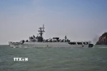 Tàu HTMS Kraburi của Thái Lan. (Ảnh minh họa. AFP/TTXVN)