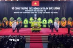 Lễ truy điệu nguyên Chủ tịch nước Trần Đức Lương. (Ảnh: TTXVN)