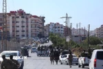 Lực lượng an ninh Syria tiến vào thành phố Sweida ở miền Nam nước này. (Ảnh: THX/TTXVN)