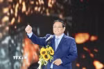 Thủ tướng Phạm Minh Chính phát biểu tại Chương trình đại nhạc hội “V Fest-Vietnam Today”. (Ảnh: Dương Giang/TTXVN)