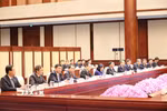 Đoàn đại biểu Việt Nam do đồng chí Trần Cẩm Tú dẫn đầu tại buổi hội đàm. (Ảnh: Công Tuyên/TTXVN)