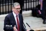 Thủ tướng Anh Keir Starmer phát biểu tại thủ đô London. (Ảnh: THX/TTXVN)