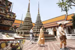 Khách du lịch tại Bangkok, Thái Lan. (Ảnh: THX/TTXVN)