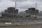 Nhà máy điện hạt nhân Zaporizhzhia. (Ảnh: THX/TTXVN)