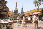 Khách du lịch tại Bangkok, Thái Lan. (Ảnh: THX/TTXVN)