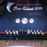 Giải thưởng Sao Khuê tiếp tục quay lại vào mùa giải thứ 24 năm 2026. Ảnh minh hoạ. (Ảnh: Minh Sơn/Vietnam+)