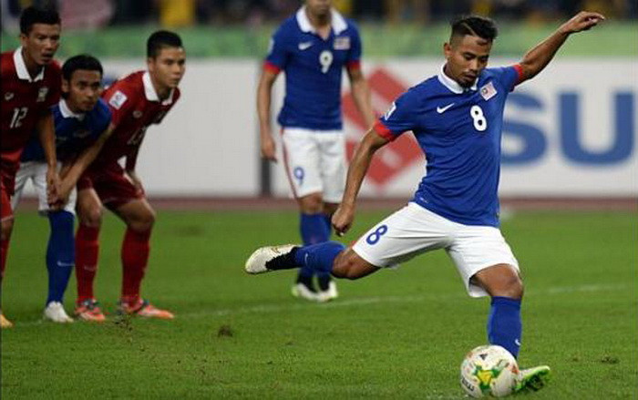 Malaysia có sự khởi đầu như mơ khi Safiq có bàn thắng mở tỷ số ngay phút thứ 7. (Nguồn: AFP)