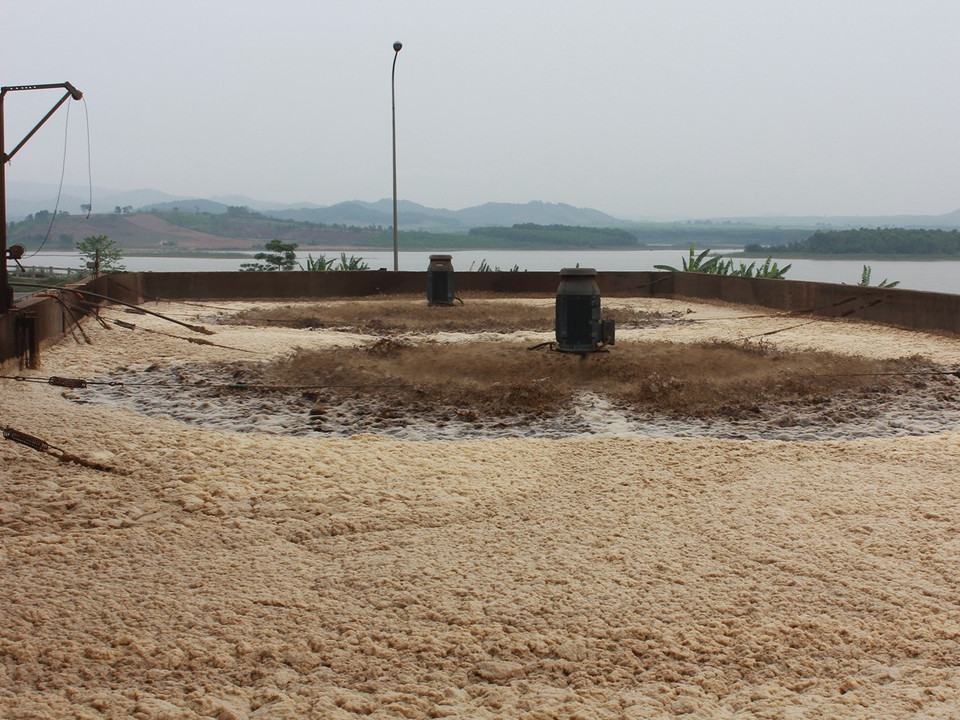 Bể xử lý nước thải hiện đại. (Ảnh: Hùng Võ/Vietnam+)