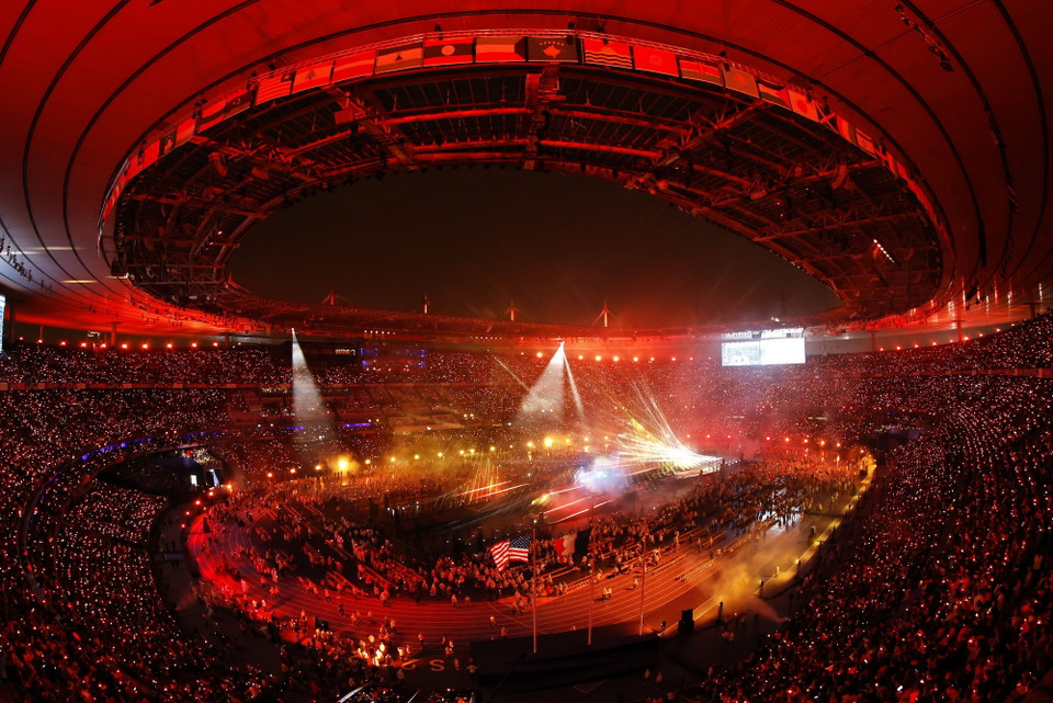 Lễ bế mạc Paralympic Paris 2024 hoành tráng và ấn tượng. (Ảnh: Kyodo/TTXVN)