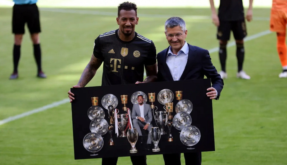 Boateng khép lại hành trình kỷ lục cùng Bayern sau 10 năm gắn bó. (Nguồn: FcBayern)