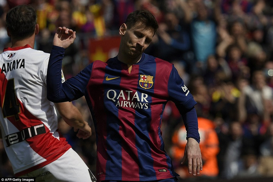 Messi tỏa sáng với hat-trick, qua đó nâng số bàn thắng của mình tại La Liga lên con số 30.