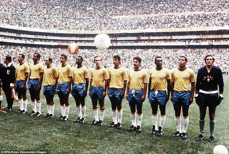 Tuy nhiên, năm 1970, Brazil đã trở lại đầy ấn tượng trong hành trình tại Mexico. (Nguồn: PA)