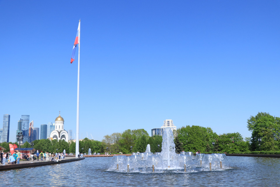 Đài phun nước bên trong khuôn viên bảo tàng. (Ảnh: Hùng Võ/Vietnam+)