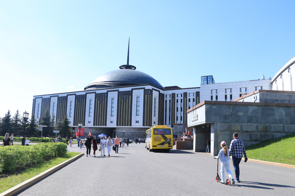Bảo tàng Chiến tranh Vệ quốc vĩ đại là nơi lưu lại những chứng tích về một trong những cuộc chiến chống xâm lăng vĩ đại nhất của dân tộc Nga và của thế giới. (Ảnh: Hùng Võ/Vietnam+)