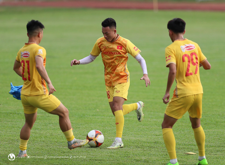 Tuy vậy, tất cả đều rất nỗ lực để tìm cho mình 1 suất chính trong đội hình. (Nguồn: VFF)