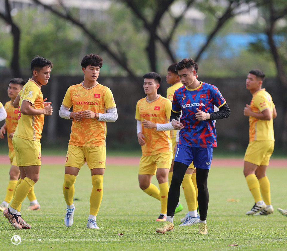 Tại SEA Games 32, mục tiêu của U22 Việt Nam là bảo vệ tấm huy chương Vàng. (Nguồn: VFF)