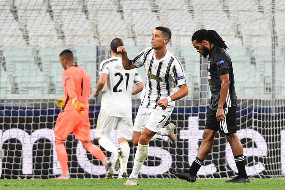 ...và chính cầu thủ người Bồ Đào Nha chứ không phải ai khác đã ghi bàn giúp Juventus dẫn ngược 2-1. (Nguồn: Reuters)
