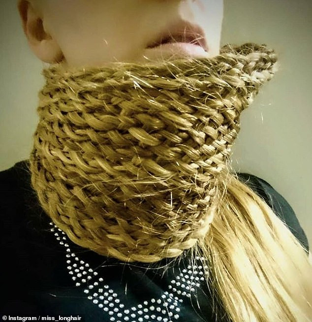 Mái tóc có màu vàng tự nhiên, ánh sắc đỏ, mềm mại bóng mượt. (Nguồn: Daily Mail)