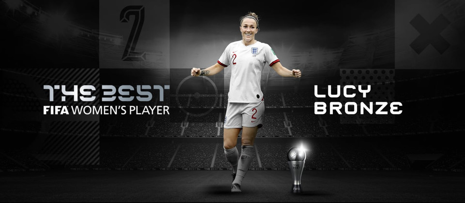 Lucy Bronze (Lyon/ Manchester City) - Cầu thủ nữ hay nhất năm 2020. (Nguồn: FIFA.com)