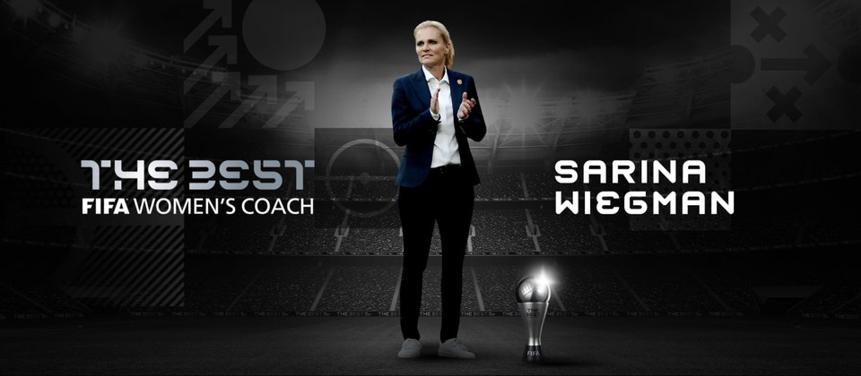 Sarina Wiegman (đội tuyển Hà Lan) - Huấn luyện viên nữ hay nhất năm.