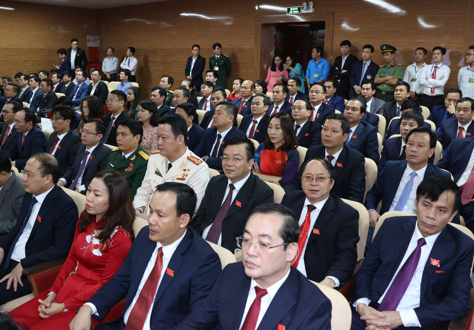 Các đại biểu tham dự đại hội. (Ảnh: Thống Nhất/TTXVN)