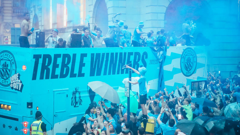 Đây được xem là khoảnh khắc đáng nhớ của Man City và người hâm mộ đội bóng. (Nguồn: Man City)