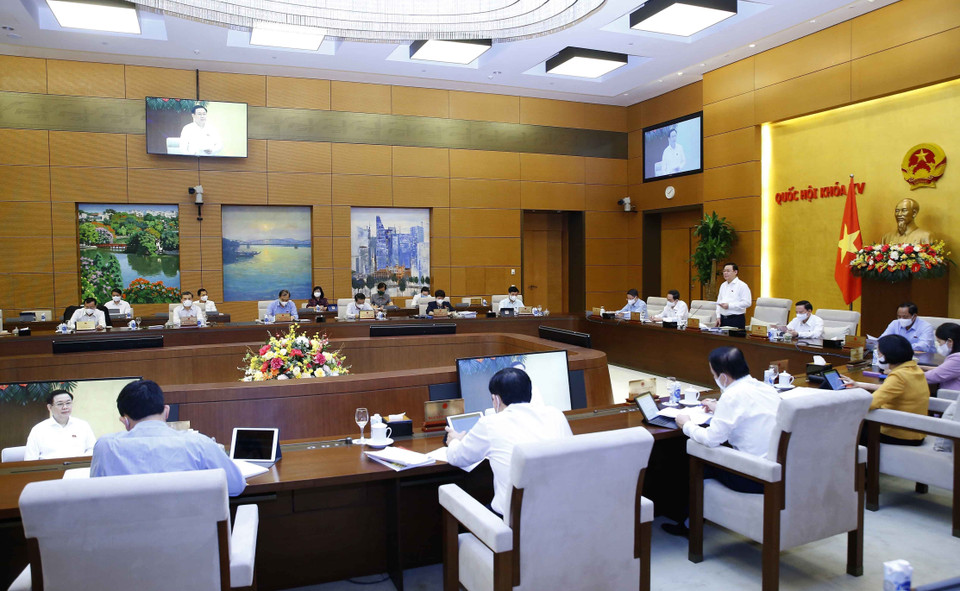 Quang cảnh khai mạc phiên họp. (Ảnh: Doãn Tấn/TTXVN)