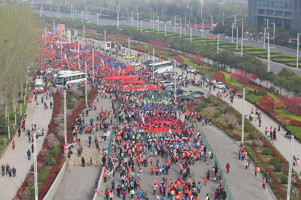 iải chạy Marathon Trịnh Khai được tổ chức lần đầu vào năm 2007 và đã trở thành giải marathon có quy mô lớn nhất miền trung và miền tây Trung Quốc. (Nguồn: CCTV News)