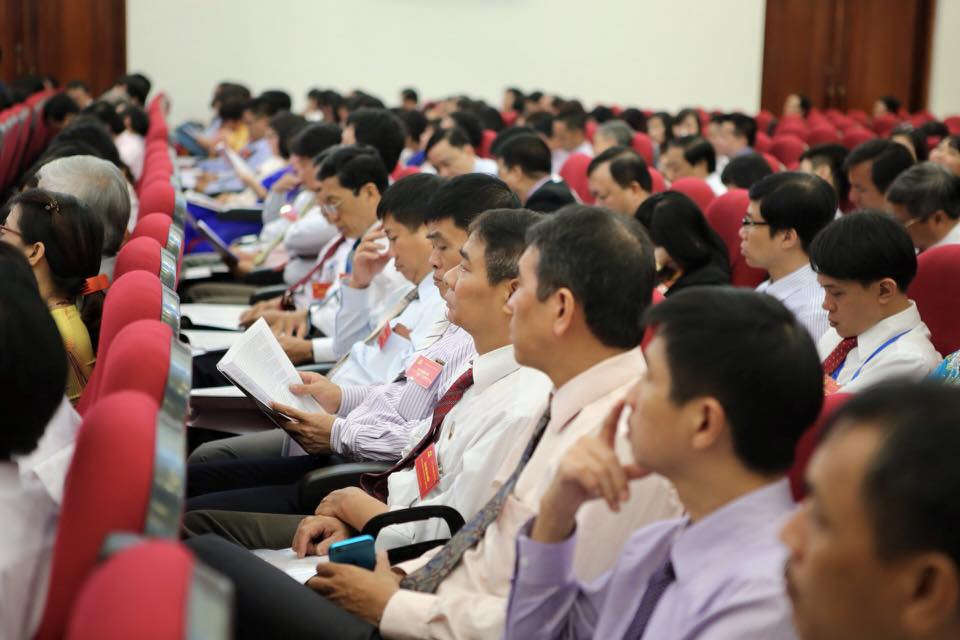 Đại biểu tham dự Đại hội. (Ảnh: Minh Sơn/Vietnam+)