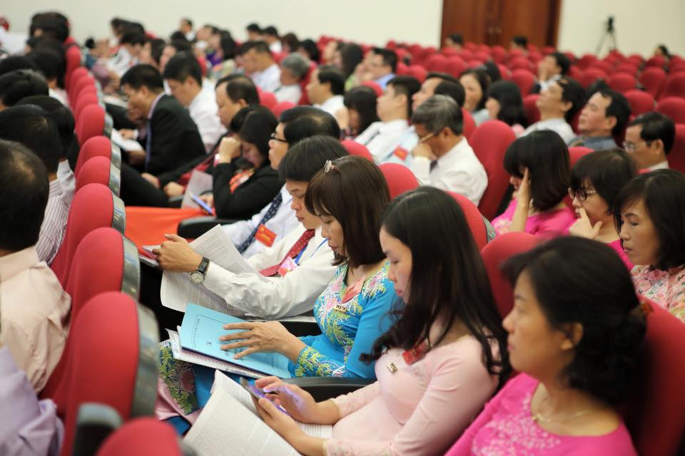 Đại biểu tham dự Đại hội. (Ảnh: Minh Sơn/Vietnam+)