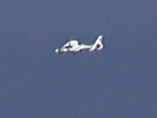 Cận trực thăng Trung Quốc xâm phạm biển Việt Nam. (Ảnh: Sơn Bách/Vietnam+)