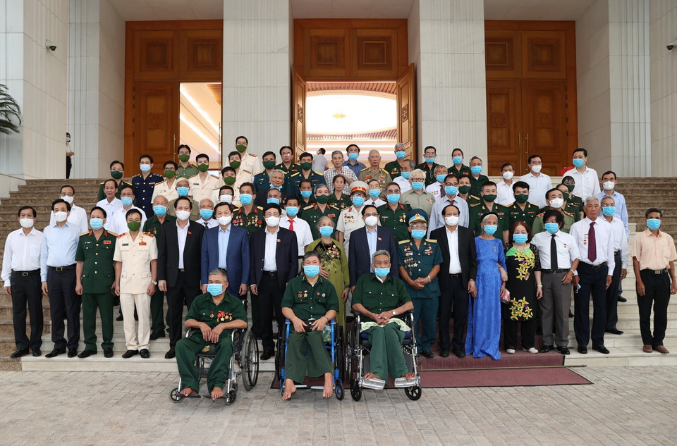 Hiện nay, trên 9,2 triệu người có công được hưởng chính sách ưu đãi. Hàng nghìn Bà Mẹ Việt Nam Anh hùng đang được phụng dưỡng. (Ảnh: Dương Giang/TTXVN)