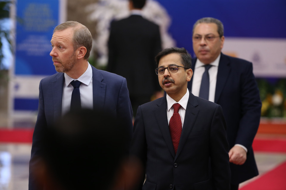 Đại sứ, đại biện các nước ASEAN, các cơ quan Ngoại giao tại Hà Nội đến dự hội nghị. (Ảnh: Dương Giang/TTXVN)