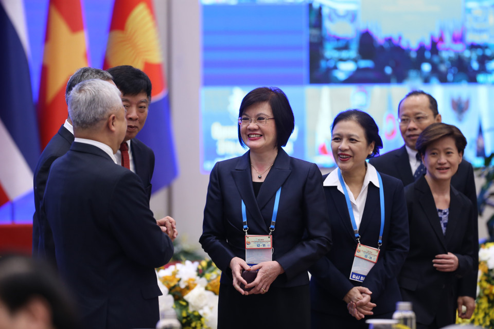 Các đại biểu trong nước và quốc tế dự hội nghị. (Ảnh: TTXVN)