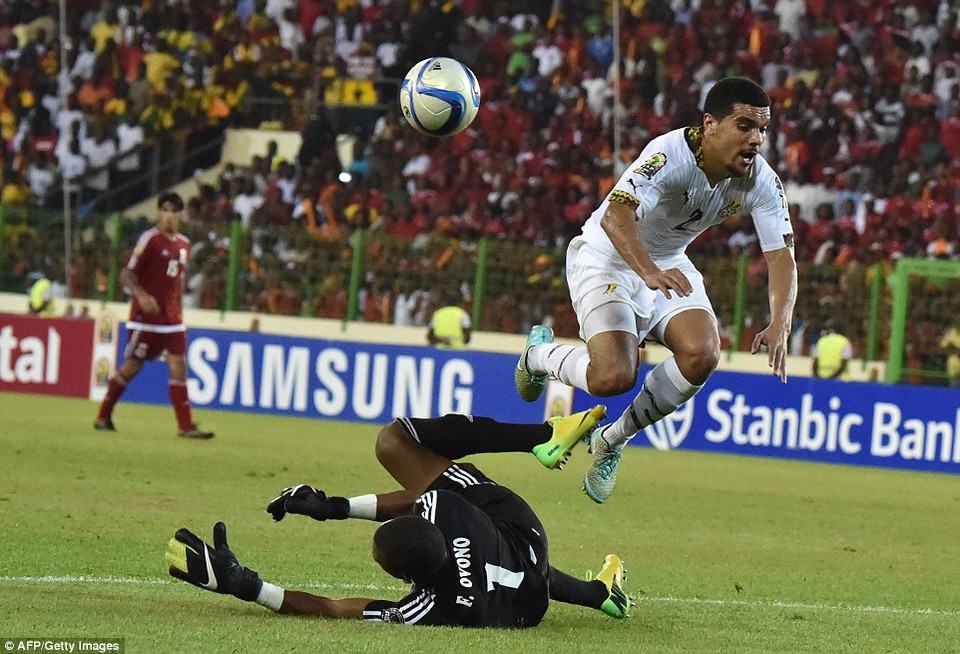 Ghana đã giành chiến thắng 3-0.