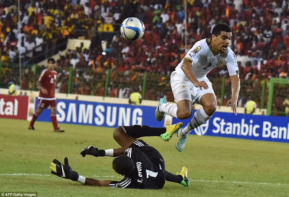 Ghana đã giành chiến thắng 3-0. 