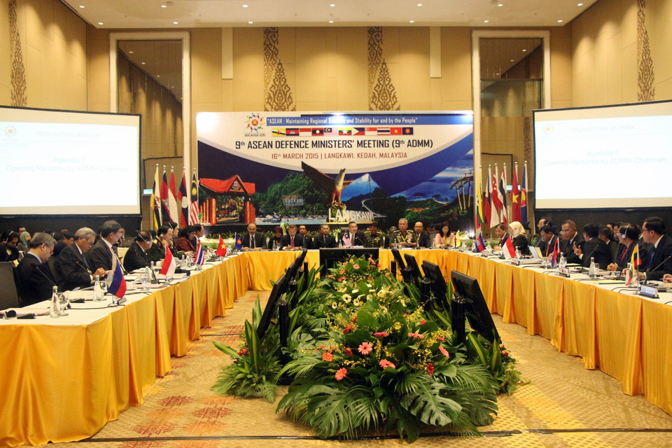  Phiên khai mạc Hội nghị Bộ trưởng Quốc phòng ASEAN lần thứ 9 (ADMM-9), ngày 16/3/2015 tại Langkawi, bang Kedah, Malaysia. Đoàn Việt Nam do Đại tướng, Bộ trưởng Quốc phòng Phùng Quang Thanh dẫn đầu, tham dự hội nghị. (Ảnh: Kim Dung/TTXVN)