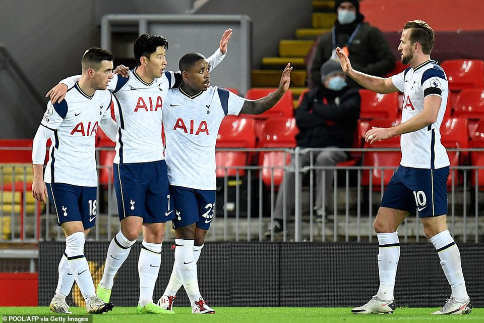 ...ghi bàn gỡ hòa 1-1 cho Tottenham. (Nguồn: Getty Images)