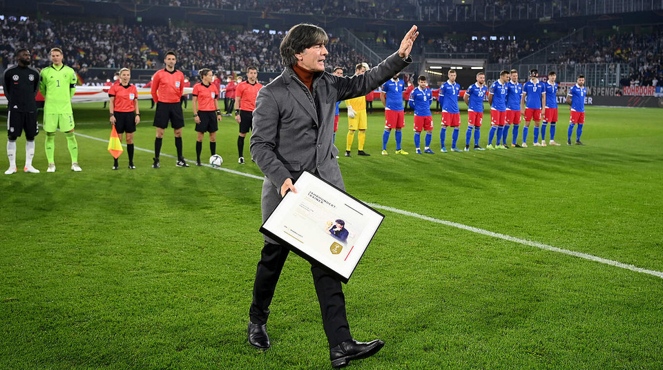 Loew đã khép lại hành trình 15 năm cùng tuyển Đức sau thất bại tại EURO 2020. (Nguồn: DFB)