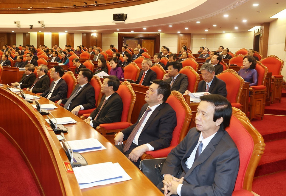 Các đại biểu dự bế mạc hội nghị. (Ảnh: Trí Dũng/TTXVN)