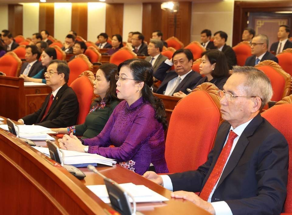 Các đại biểu dự bế mạc hội nghị. (Ảnh: Trí Dũng/TTXVN)