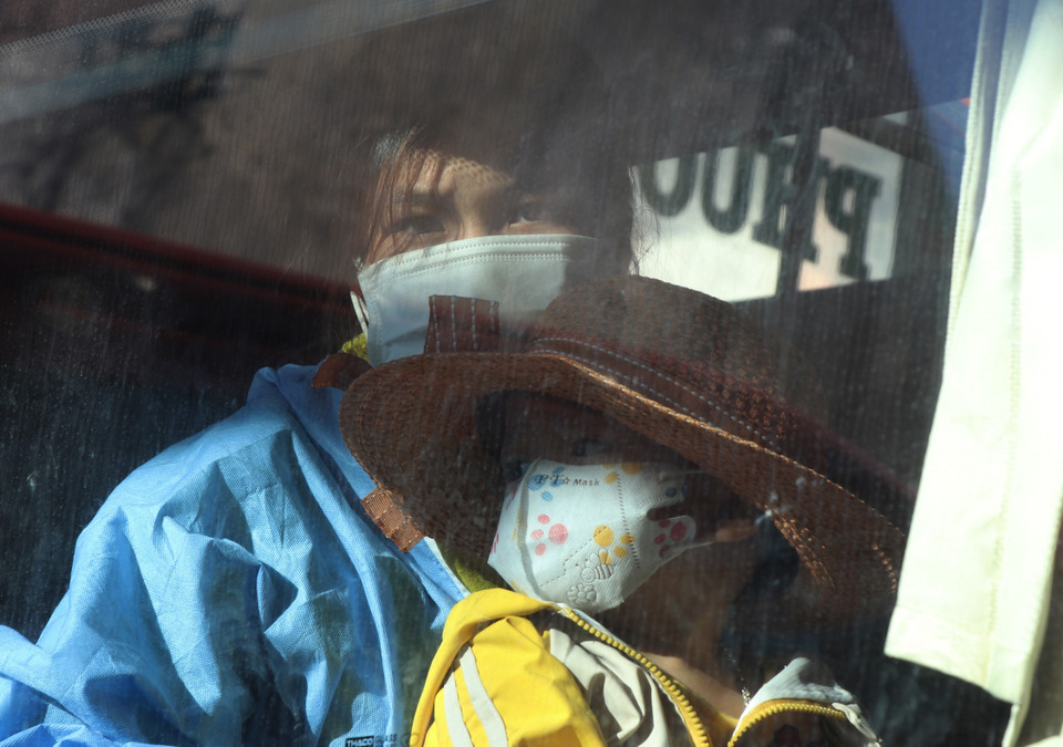 Gần một tháng qua, tỉnh Phú Yên đã đưa gần 8.000 công dân từ vùng dịch về quê. (Ảnh: Phạm Cường/TTXVN)