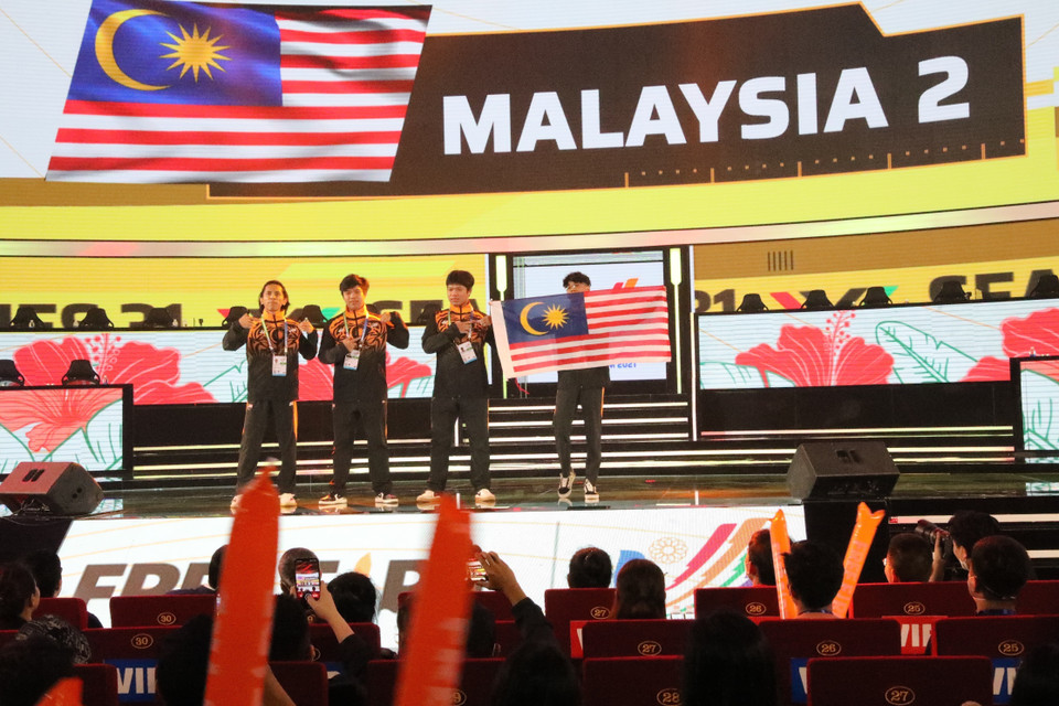 Vận động viên đội tuyển quốc gia Malaysia 2. (Ảnh: Minh Đông/TTXVN)